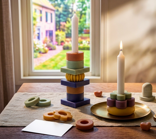 5 Ways to Style Your "Linear Square" Candle Stack